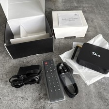 TX6 HD TV Box Media Player, Android 7.1 / 9.0 System, 1.5GHz NEW!