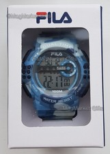 FILA BLUE CAMOUFLAGE FILACTIVE DIGITAL MENS WATCH · BRAND NEW ITEM