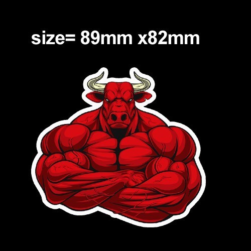 Body building bull - body, wall