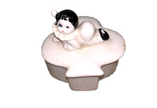 Vintage Pierrot Clown Trinket