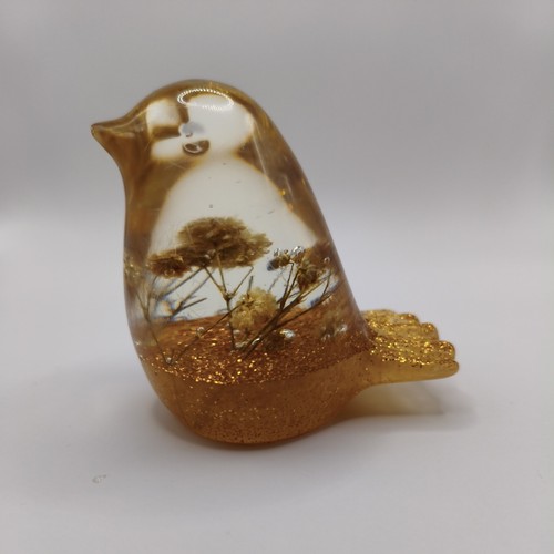 Homemade resin bird - bird, statue