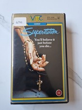 Superstition - VTC Pre Cert Big Box Ex Rental VHS Video Tape - White Label Vers.