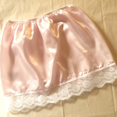 Pale pink white - lace, ladies