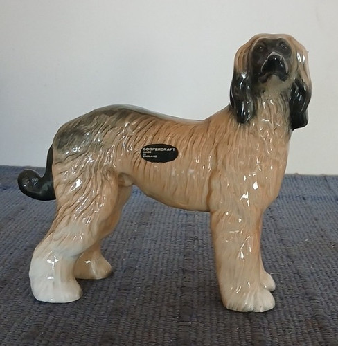 Coopercraft ceramic dog afghan - coopercraft,