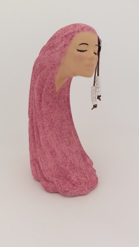 Art deco sculpture long hair - sculpture,