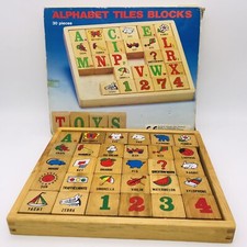 Vintage • Alphabet Wooden