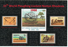RHODESIA 1966 NICE DISPLAY OF WORLD PLOUGHING CONTEST NORTON RHODESIA VFU#1