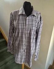 Cedarwood State Two Tone Lilac Gingham Long Sleeve Shirt 16.5”Collar Regular Fit