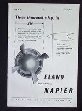 Original 1953 Advert Napier