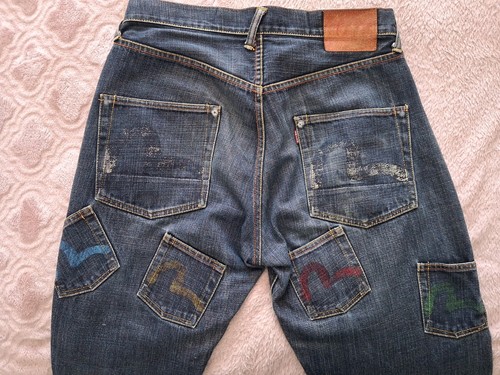 Evisu multipocket jeans - multipocket, sz32