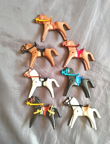 Playmobil vintage horses lot