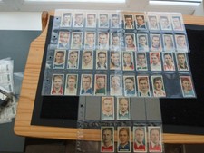 FIVE PAGES CIGARETTE CARDS ARDATH FOOTBALLERS