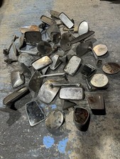 Wing Mirrors Rear View Door Side Mirror LH RH JOB LOT BUNDLE Classic Car Chrome