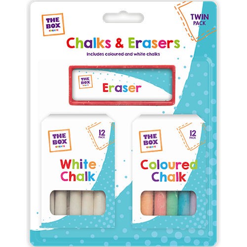 Chalk eraser set kids - set,