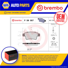 Brake Pads Set fits VAUXHALL