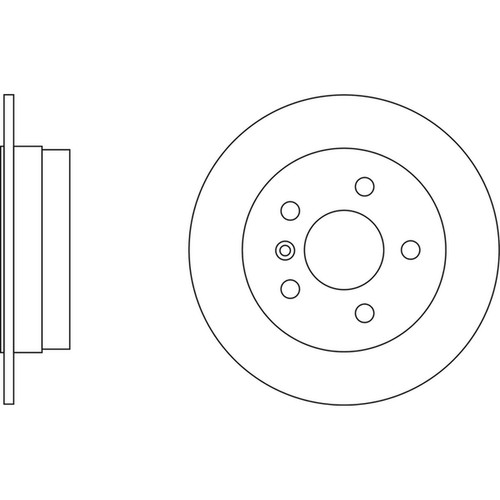 Brake discs solid for - 2x,