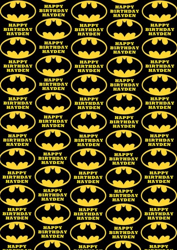Batman personalised birthday - personalised,