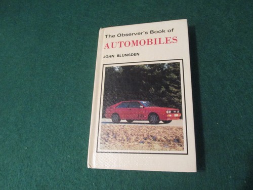 Observer book automobiles - observer's,