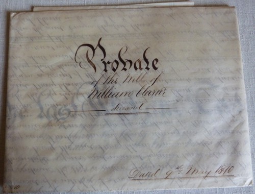 Probate the will - the, of