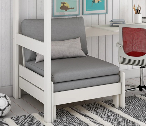 Futon single bed wooden frame - futon,