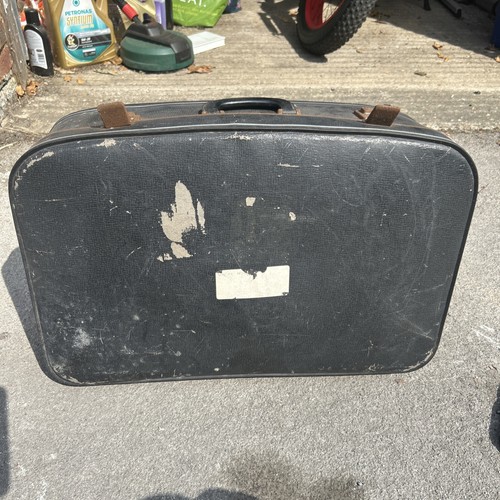 Vintage old original suitcase - vintage,