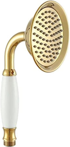 Victorian gold brass shower - victorian,