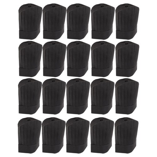 20pcs reusable chef - reusable, hat