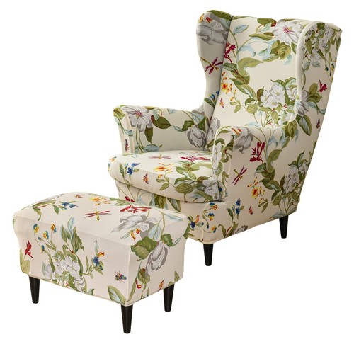Stretch wing chair cover set - chair,