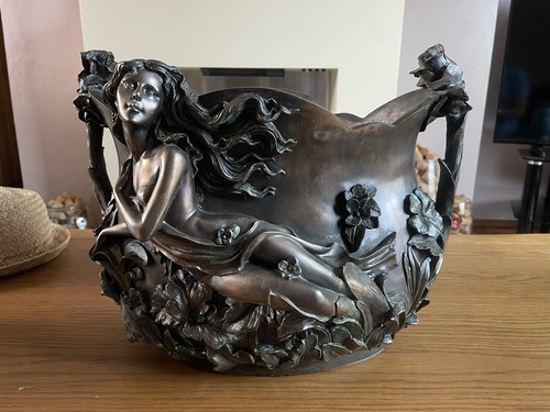 Art nouveau nymph floral - nouveau,