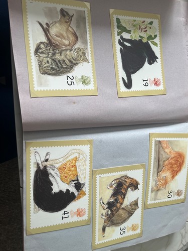 Royal mail stamp - mail, postcards