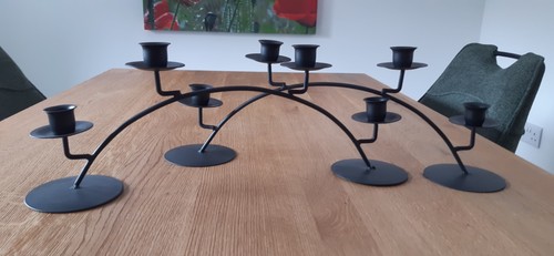 Matching pair black metal