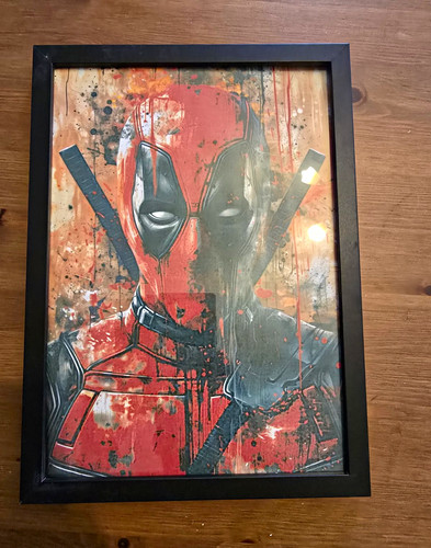 Marvel deadpool framed - x2,