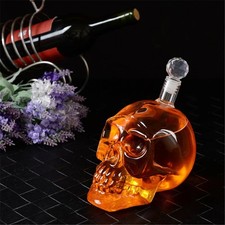 Glass Skull Head Cup