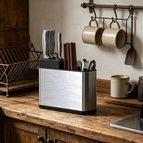Universal knife block holder - knife,