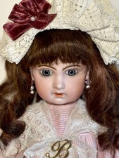 Antique Jumeau Bébe Size 61 Cm Bisque Head open Mouth Tall Jumeau 21  Inches