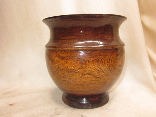 Vintage hand turned decorative - turned,