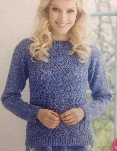 Ladies diamond lace jumper - lace,