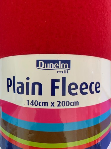 Bright red fleece blanket - , 140