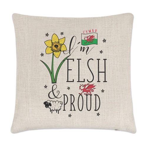Welsh and proud linen - i'm,