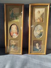 Antique Early Colour Baxter Prints 19th Century Framed George Baxter Oil Method