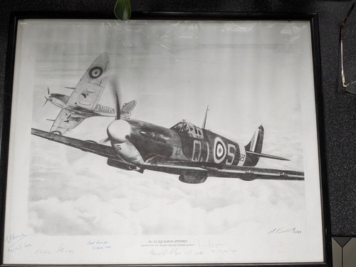 Squadron spitfires signed - spitfires,