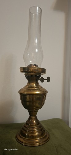 Vintage brass oil lamp 50 - brass, cm