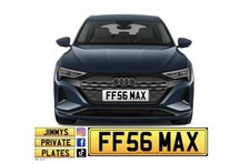 Max private number plate. max
