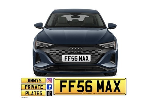 Max private number plate - max,