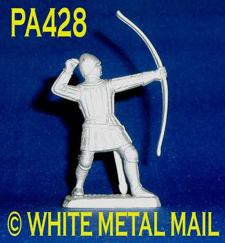 Medieval white metal casting - white,