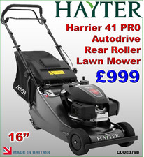 Hayter Harrier 41 PRO 41cm Autodrive Rear Roller  Lawnmower Lawn Mower