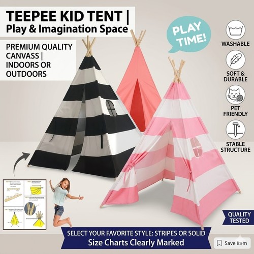 Kids teepee tent cotton - teepee,