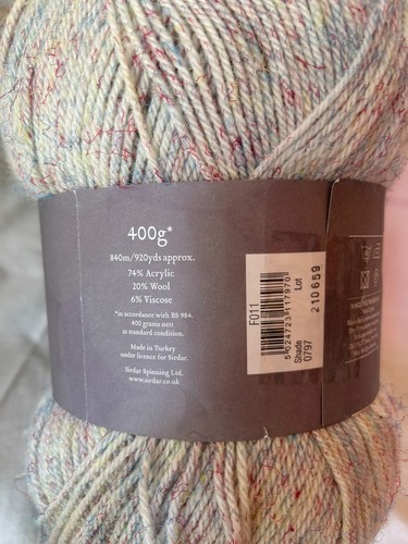 400g ball hayfield aran tweed
