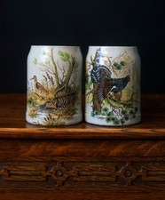 Pair of Vintage Ceramic Beer