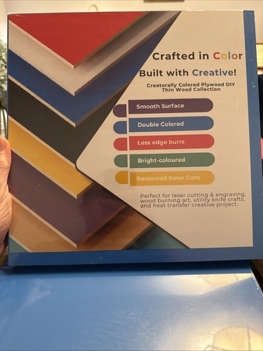 Creatorally blue 3mm - 3mm, plywood